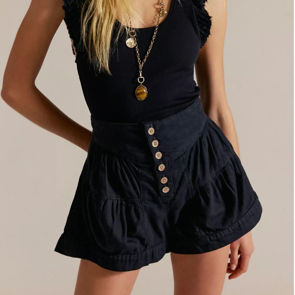 We The Free - Free People Fleur Denim Shorts